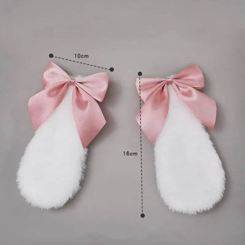 "BUNNILY ENOUGH" | FLOPPY BUNNY EAR HAIRCLIPS